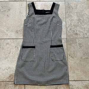 RARE & Vintage 1980’s Black & White “DBY” Dress with Pockets